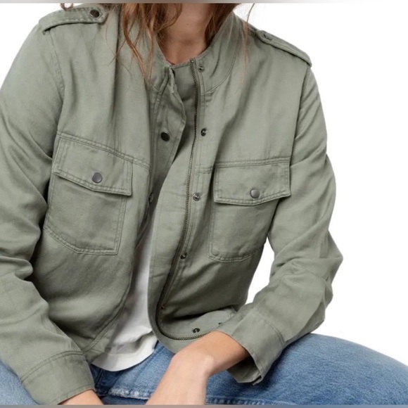 Womens Military style light weight Collins Pine Sage Green Jacket by Rai… - Picture 14 of 15